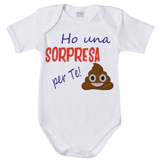 Body neonato ho una sorpresa per te Divertenti