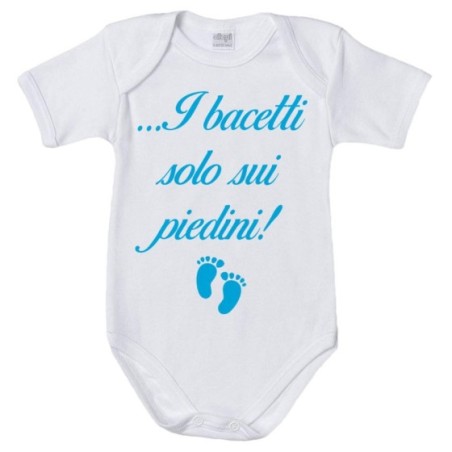 Body neonato i bacetti solo sui piedini! Divertenti