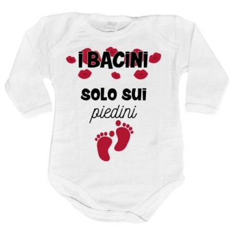 Body neonato i bacini solo sui piedini