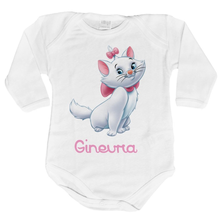 Body neonata personalizzato con nome minou Cartoon