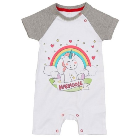 Pagliaccetto neonato personalizzato con nome piccolo...