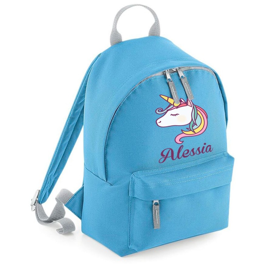 Zaino personalizzato con nome unicorno magico Unicorni
