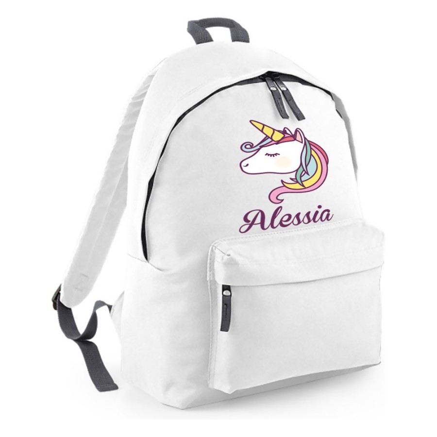 Zaino personalizzato con nome unicorno magico Unicorni