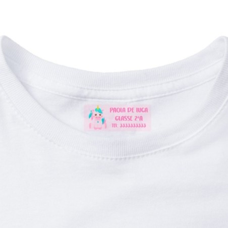 Etichette termoadesive personalizzate con nome baby...