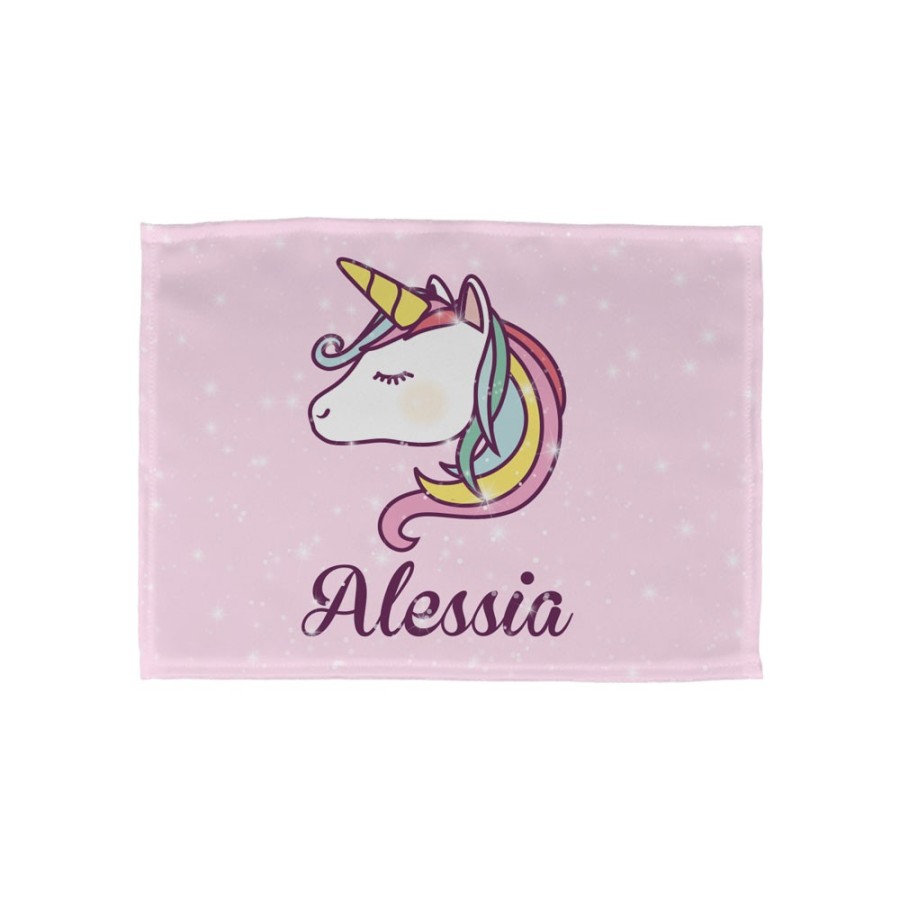Tovaglietta personalizzata con nome unicorno magico Unicorni