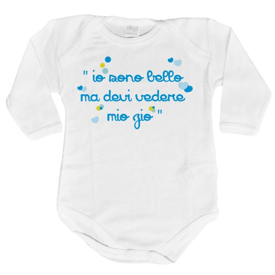 Body neonato io sono bello io sono bella ma devi vedere mio zio i miei zii Per gli zii