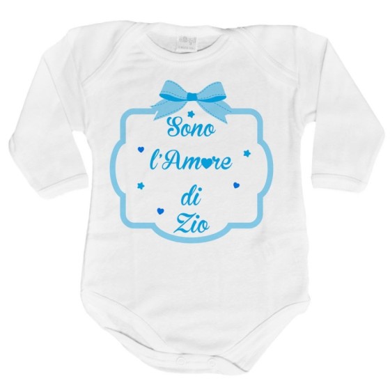Body neonato sono amore di zio degli zii  fiocco Per gli zii