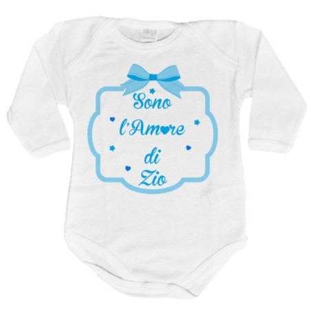 Body neonato sono amore di zio degli zii  fiocco Per gli zii