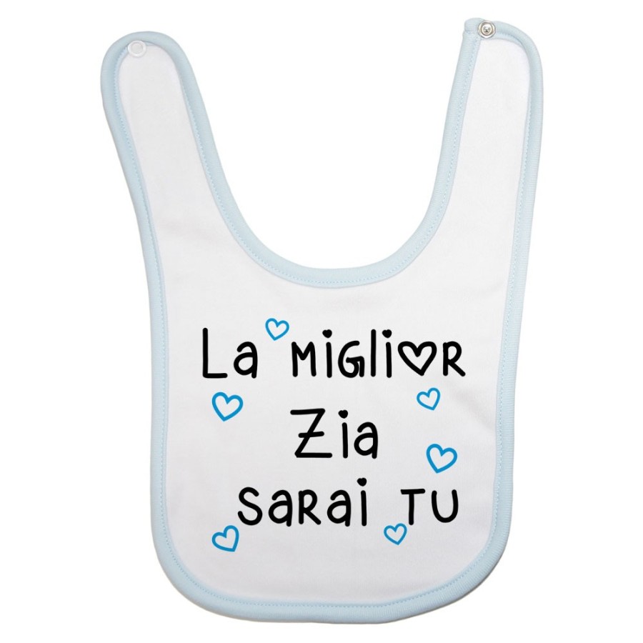 Bavaglino neonato il miglior zio i migliori zii sarai tu sarete voi Per gli zii