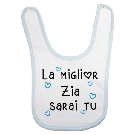 Bavaglino neonato il miglior zio i migliori zii sarai tu sarete voi Per gli zii