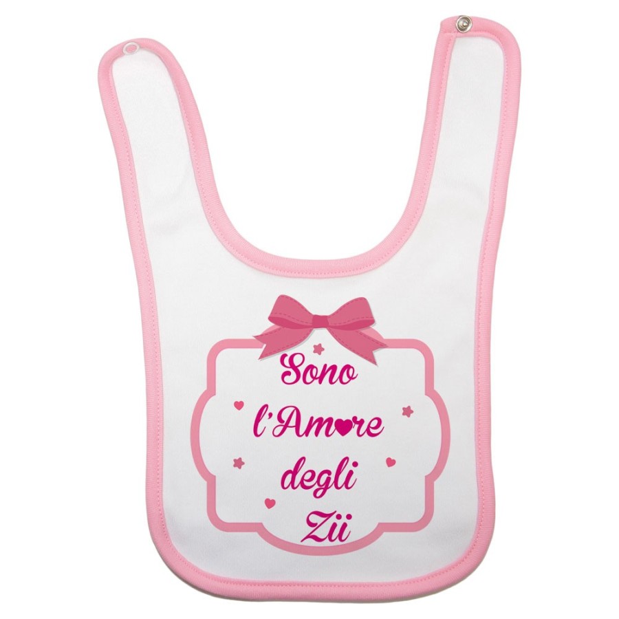 Bavaglino neonato sono amore di zio degli zii  fiocco Per gli zii