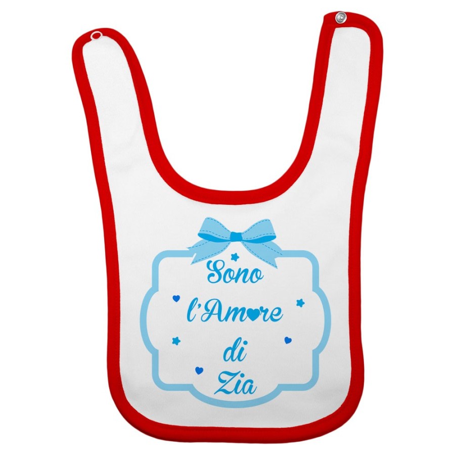 Bavaglino neonato sono amore di zio degli zii  fiocco Per gli zii