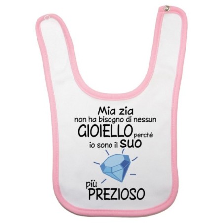 Bavaglino neonato sono il gioiello più prezioso di zia Per gli zii