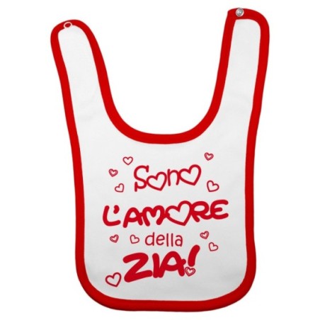 Bavaglino neonato sono amore dello zio degli zii