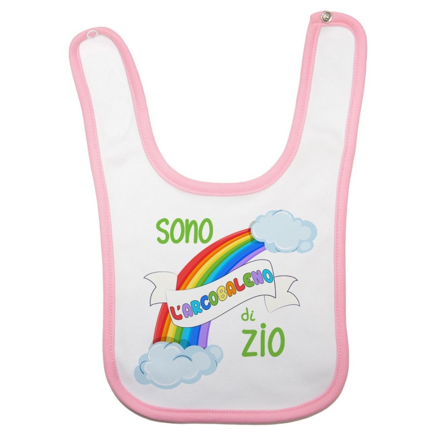 Bavaglino neonato sono arcobaleno di zio degli zii Per gli zii