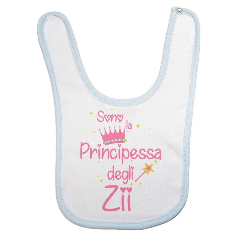 Bavaglino neonata sono sono il principe la principessa di zio degli zii Per gli zii