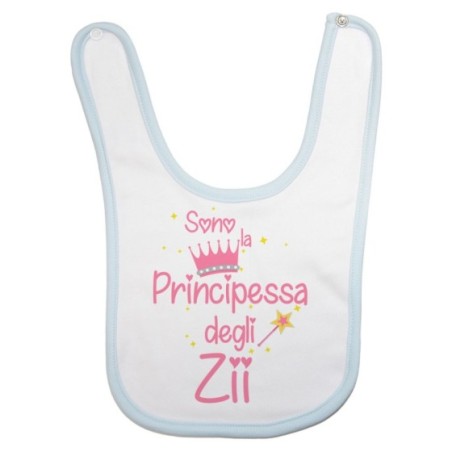 Bavaglino neonata sono sono il principe la principessa di zio degli zii Per gli zii