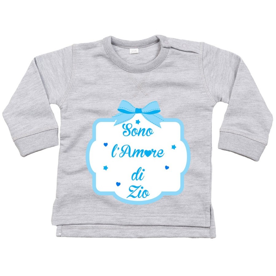 Felpa neonato sono amore di zio degli zii  fiocco Per gli zii