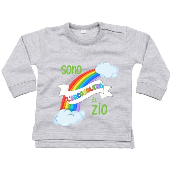 Felpa neonato sono arcobaleno di zio degli zii Per gli zii