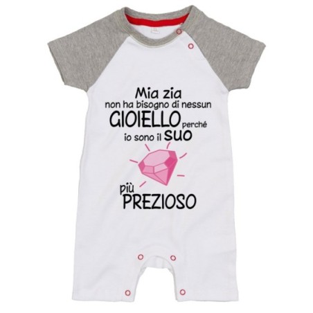 Pagliaccetto neonato sono il gioiello più prezioso di zia Per gli zii