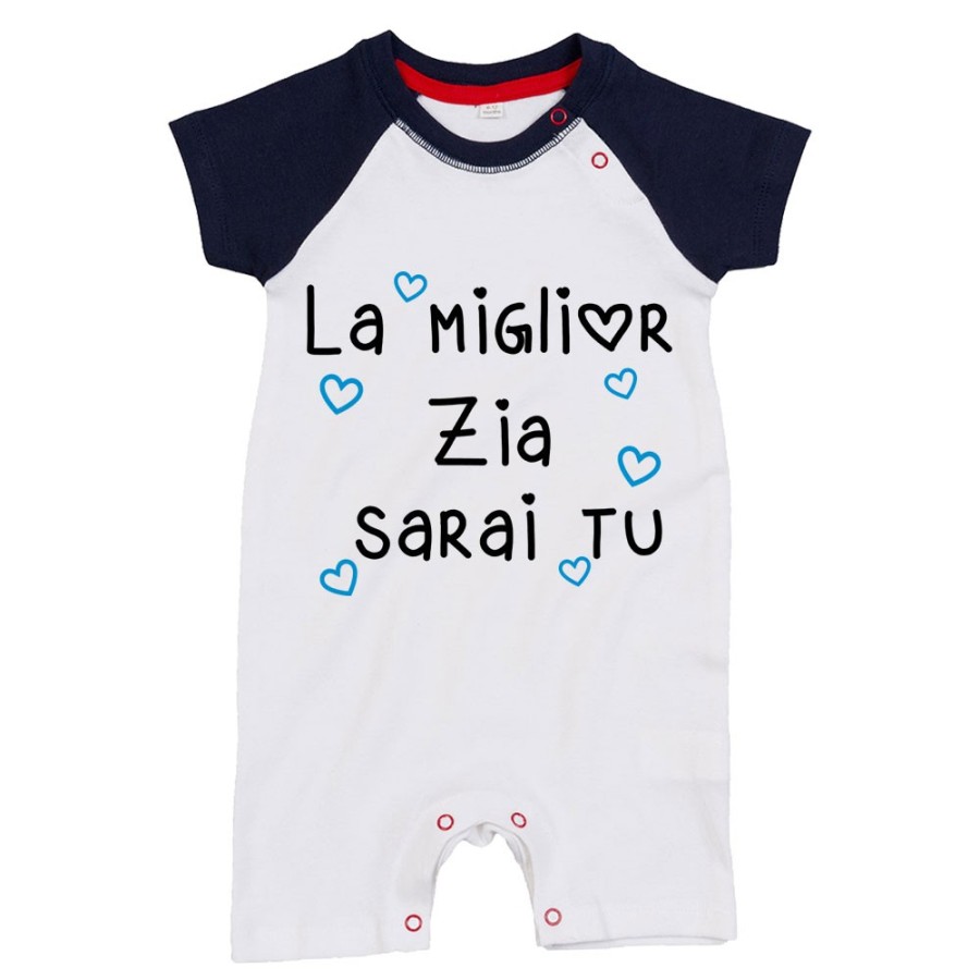 Pagliaccetto neonato il miglior zio i migliori zii sarai tu sarete voi Per gli zii
