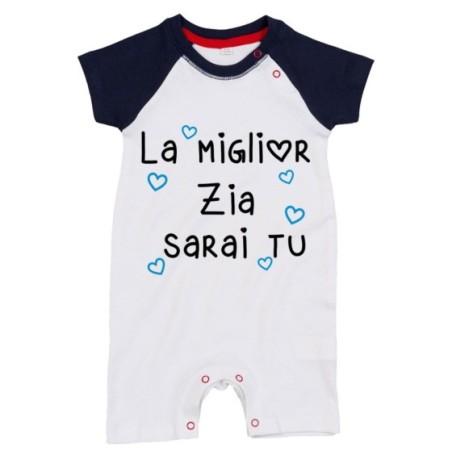 Pagliaccetto neonato il miglior zio i migliori zii sarai tu sarete voi Per gli zii