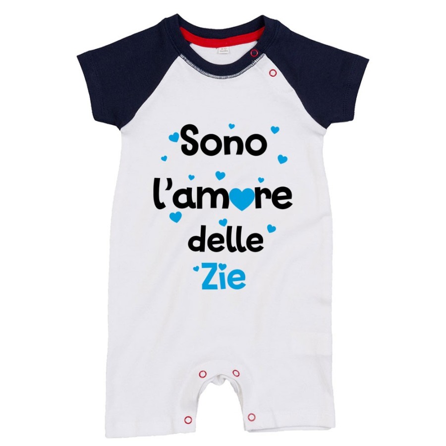 Pagliaccetto neonato sono amore dello zio degli zii  cuoricini Per gli zii