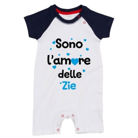 Pagliaccetto neonato sono amore dello zio degli zii  cuoricini Per gli zii