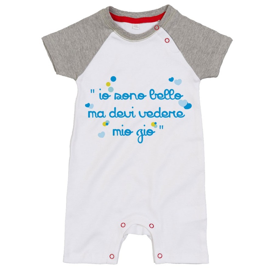 Pagliaccetto neonato io sono bello ma devi vedere mio zio i miei zii Per gli zii