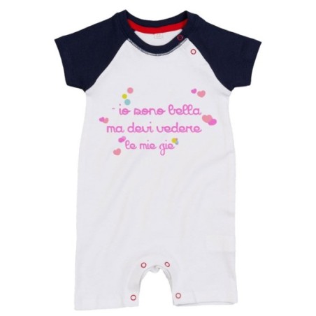 Pagliaccetto neonato io sono bello ma devi vedere mio zio i miei zii Per gli zii