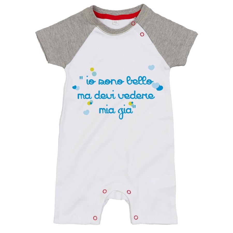 Pagliaccetto neonato io sono bello ma devi vedere mio zio i miei zii Per gli zii