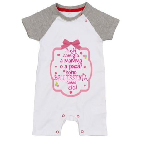 Pagliaccetto neonato a chi somiglio a mamma o papà? sono bellissimo come zio come gli zii Per gli zii