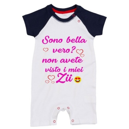 Pagliaccetto neonato sono bello vero? non avete visto mio zio i miei zii Per gli zii
