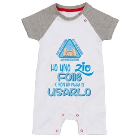 Pagliaccetto neonato attenzione ho uno zio degli zii folli e non ho paura di usarlo usarli Per gli zii