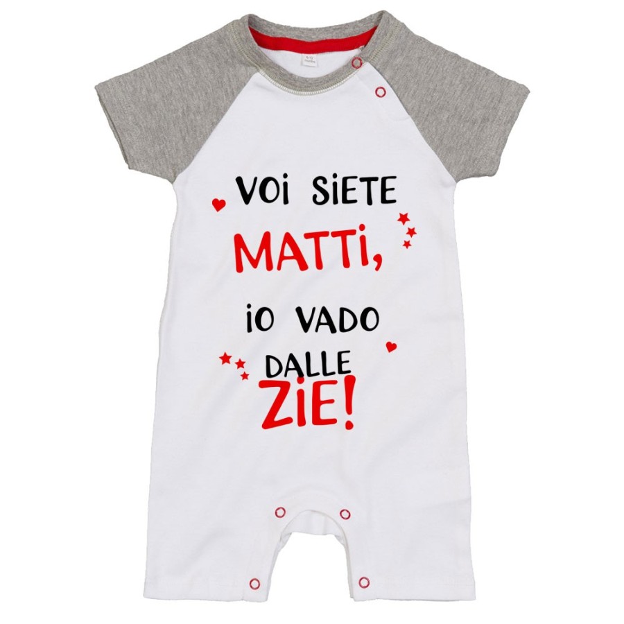Pagliaccetto neonato voi siete matti io vado dallo zio dagli zii Per gli zii
