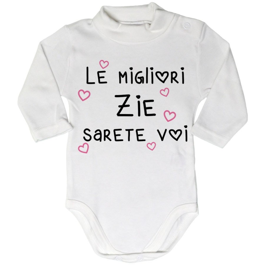 Body lupetto neonato il miglior zio i migliori zii sarai tu sarete voi Per gli zii