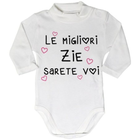 Body lupetto neonato il miglior zio i migliori zii sarai tu sarete voi Per gli zii