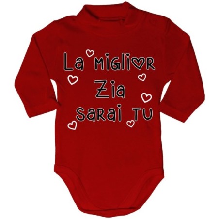 Body lupetto neonato il miglior zio i migliori zii sarai tu sarete voi Per gli zii
