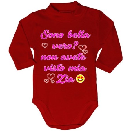 Body lupetto neonato sono bello vero? non avete visto mio zio i miei zii Per gli zii