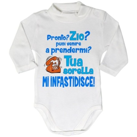 Body lupetto neonato pronto zia zio? puoi venire a...