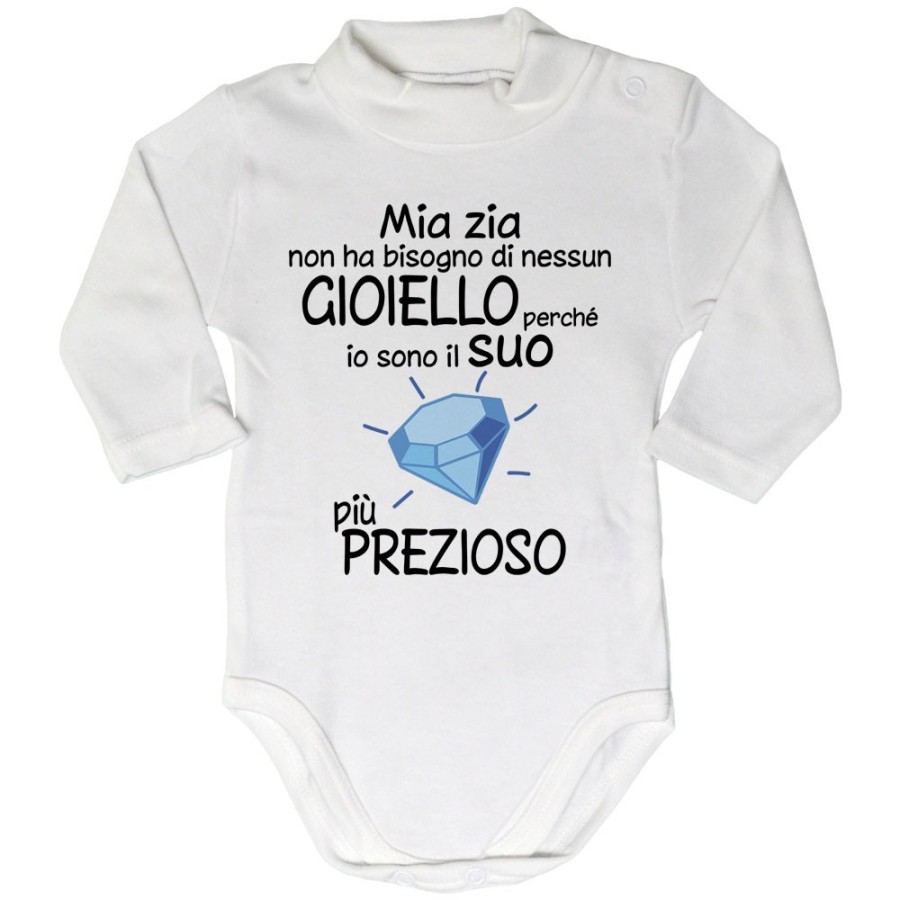 Body lupetto neonato sono il gioiello più prezioso di zia Per gli zii
