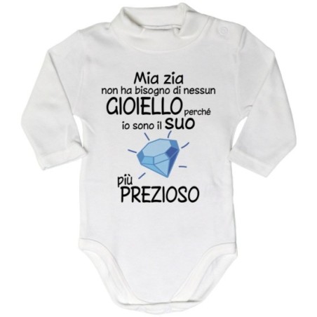 Body lupetto neonato sono il gioiello più prezioso di zia Per gli zii