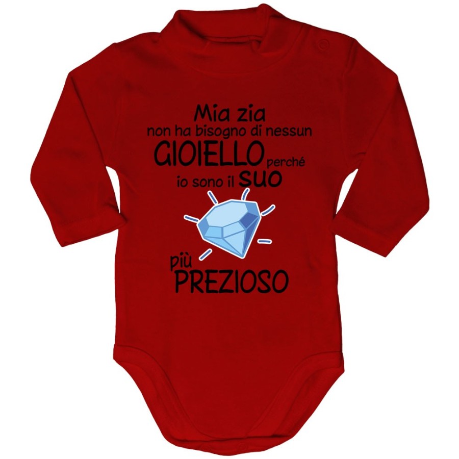 Body lupetto neonato sono il gioiello più prezioso di zia Per gli zii