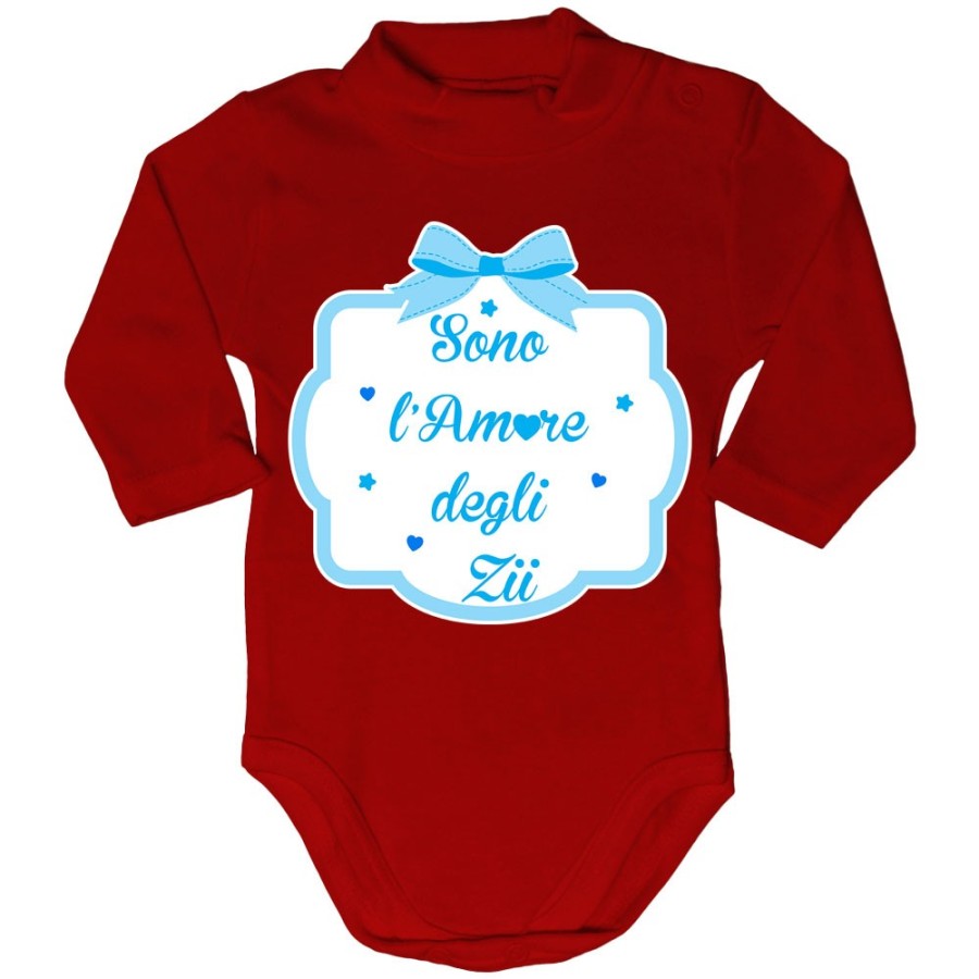 Body lupetto neonato sono amore di zio degli zii  fiocco Per gli zii