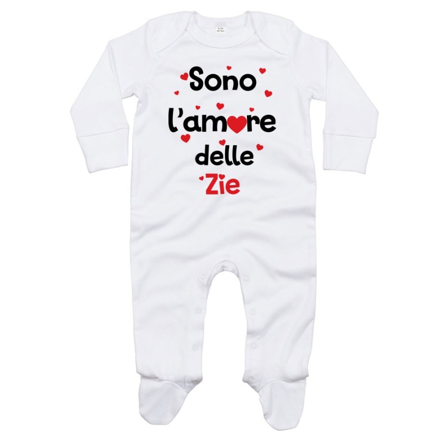 Tutina neonato sono amore dello zio degli zii  cuoricini Per gli zii