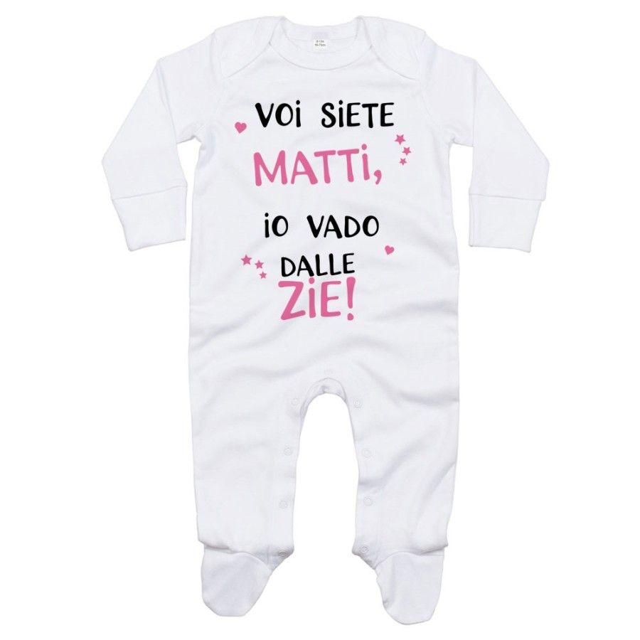 Tutina neonato voi siete matti io vado dallo zio dagli zii Per gli zii