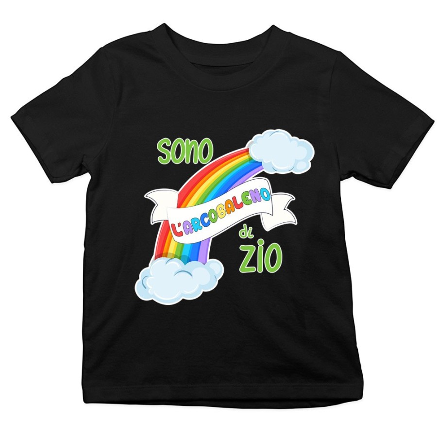 T-shirt bambino sono arcobaleno di zio degli zii Per gli zii