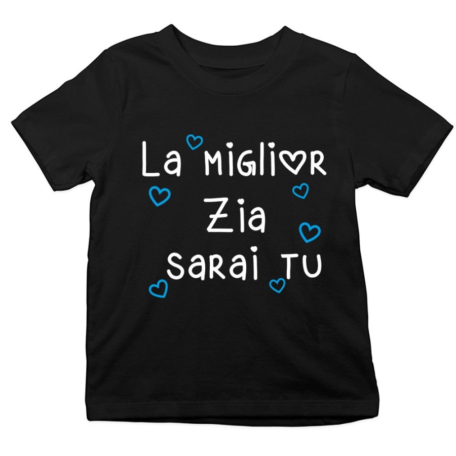 T-shirt bambino il miglior zio i migliori zii sarai tu sarete voi Per gli zii