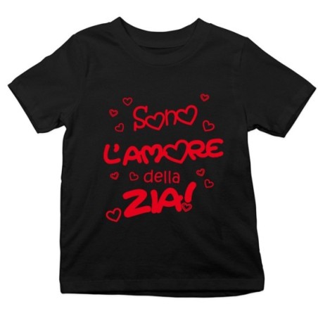 T-shirt bambino sono amore dello zio degli zii 
