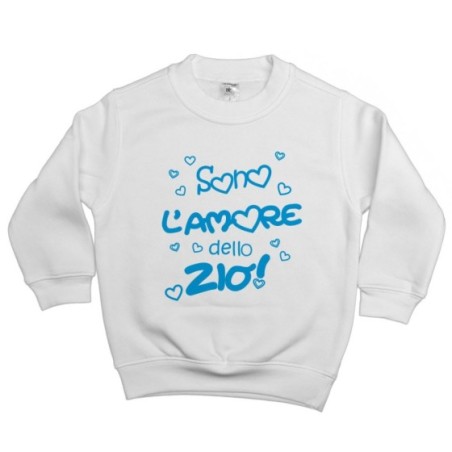 Felpa bambino sono amore dello zio degli zii Per gli zii
